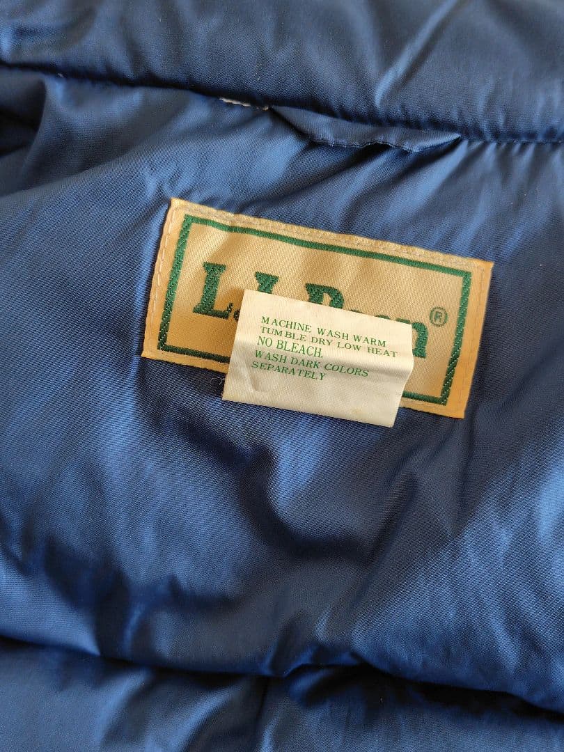 L.L.Bean エルエルビーン ダウンベスト ネイビー
