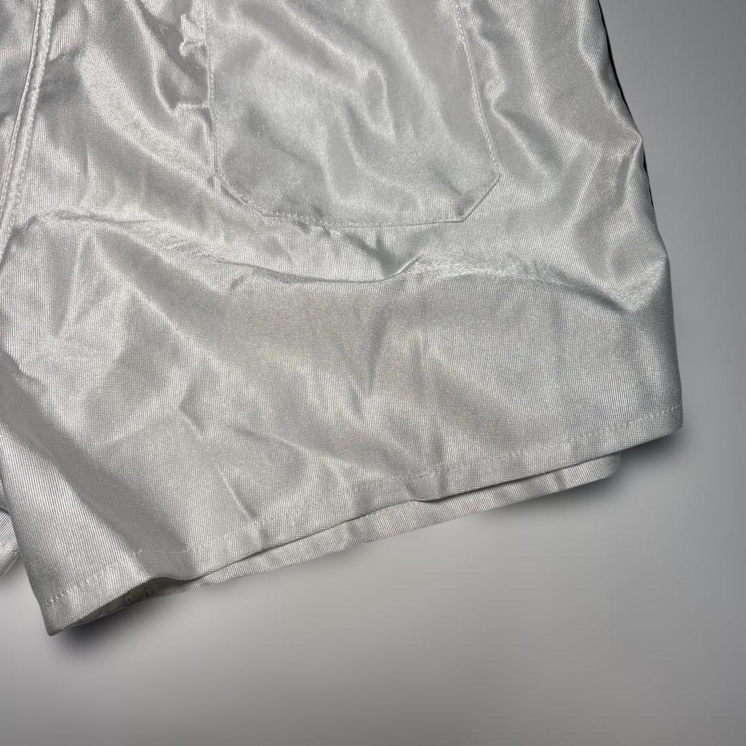【極美品/希少】デサント製 adidas 光沢ショートパンツ TAD-50B L