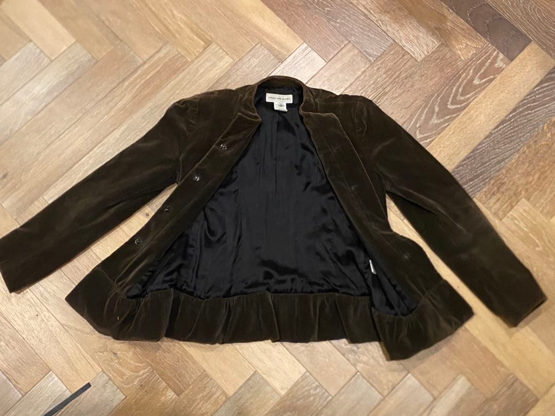 90’s DRIES VAN NOTEN ベルベットジャケット size38
