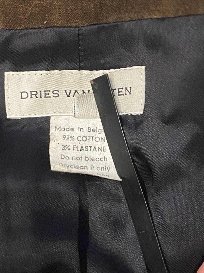 90’s DRIES VAN NOTEN ベルベットジャケット size38