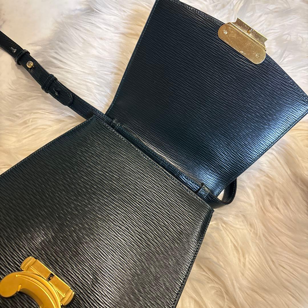 【難あり】CELINEセリーヌ ヴィンテージ トリオンフ ショルダーバッグ