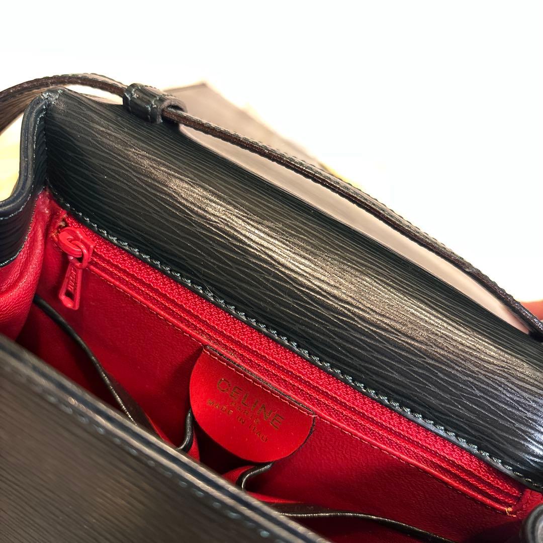 【難あり】CELINEセリーヌ ヴィンテージ トリオンフ ショルダーバッグ