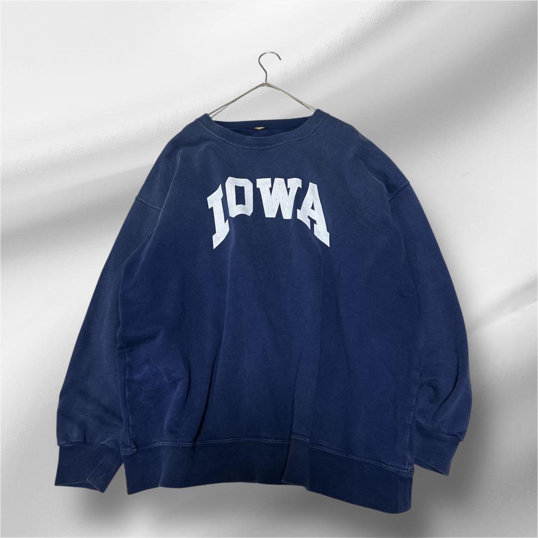 Deuxieme Classe /IOWA vintage スウェット ネイビー