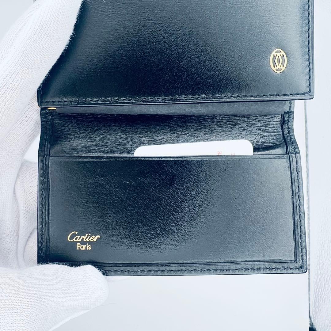 未使用品　カルティエ　パシャ　6連　キーケース　黒　ブラック　レザー