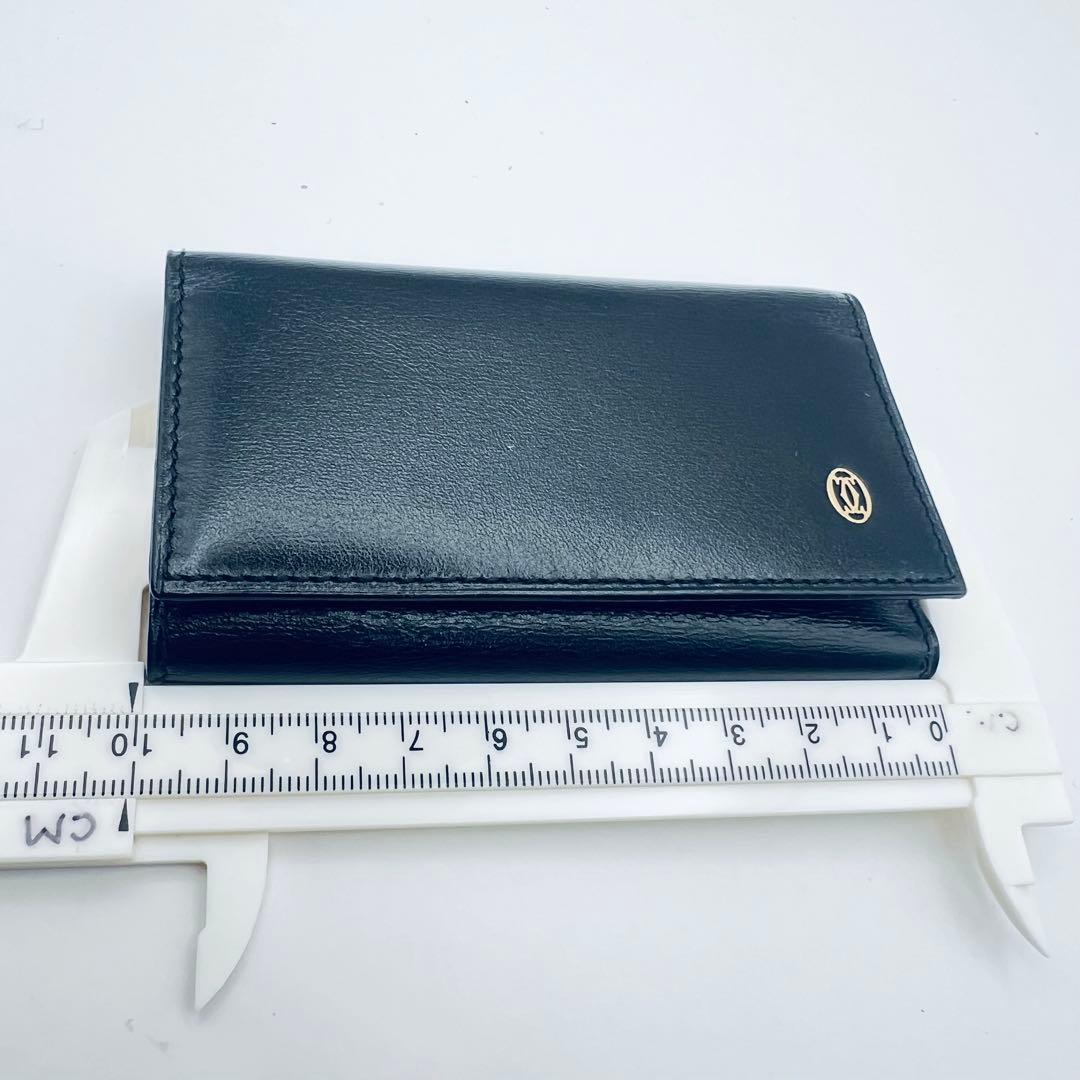 未使用品　カルティエ　パシャ　6連　キーケース　黒　ブラック　レザー