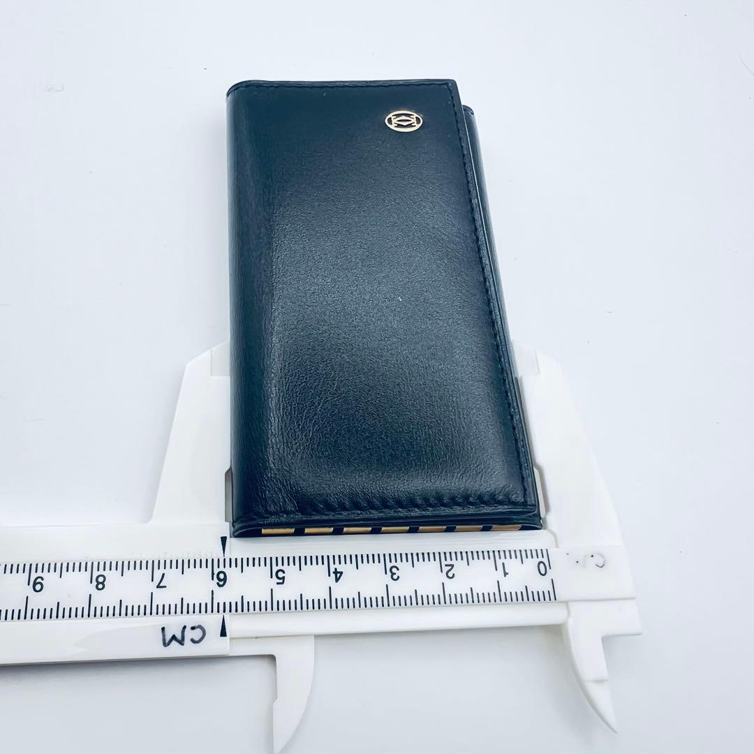 未使用品　カルティエ　パシャ　6連　キーケース　黒　ブラック　レザー