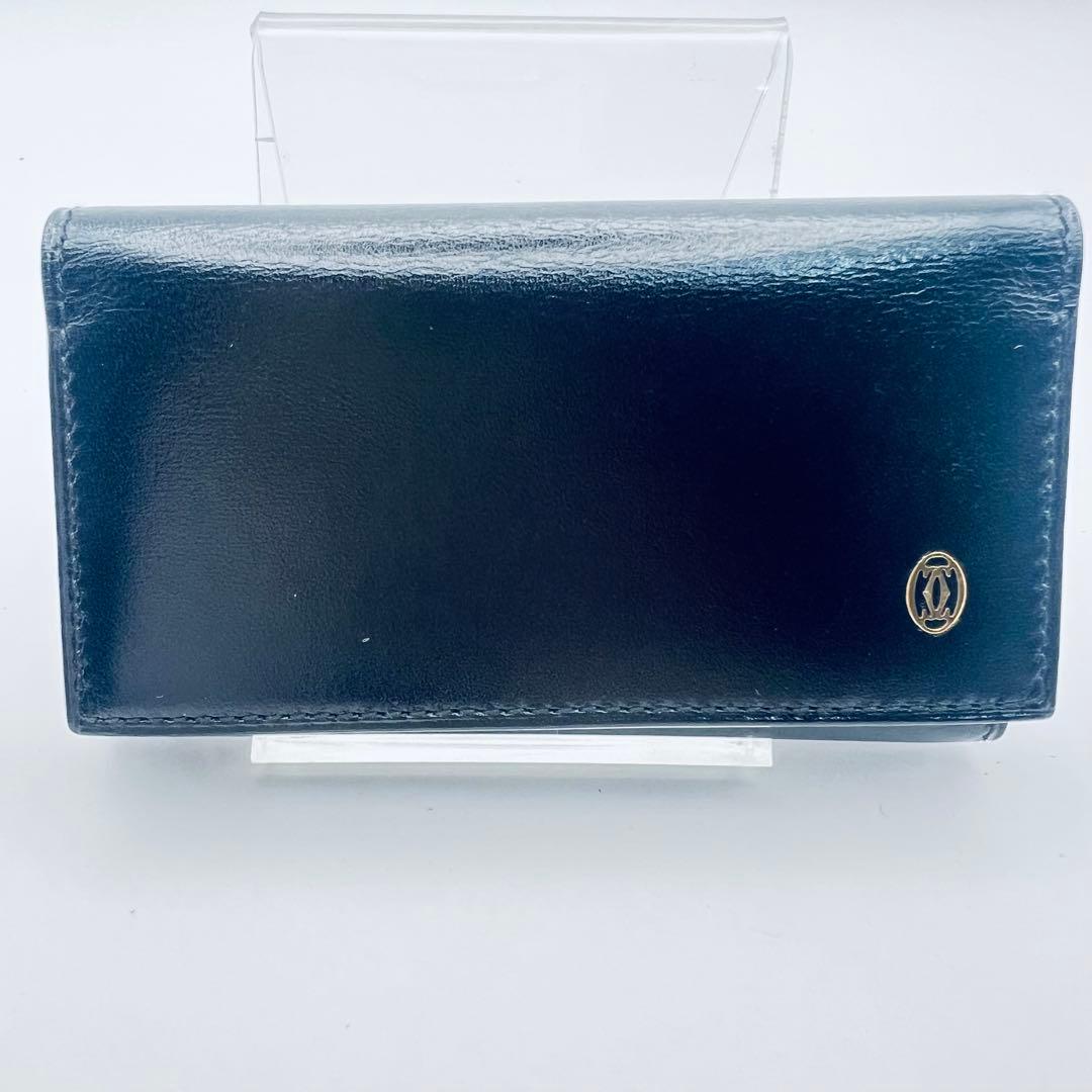 未使用品　カルティエ　パシャ　6連　キーケース　黒　ブラック　レザー