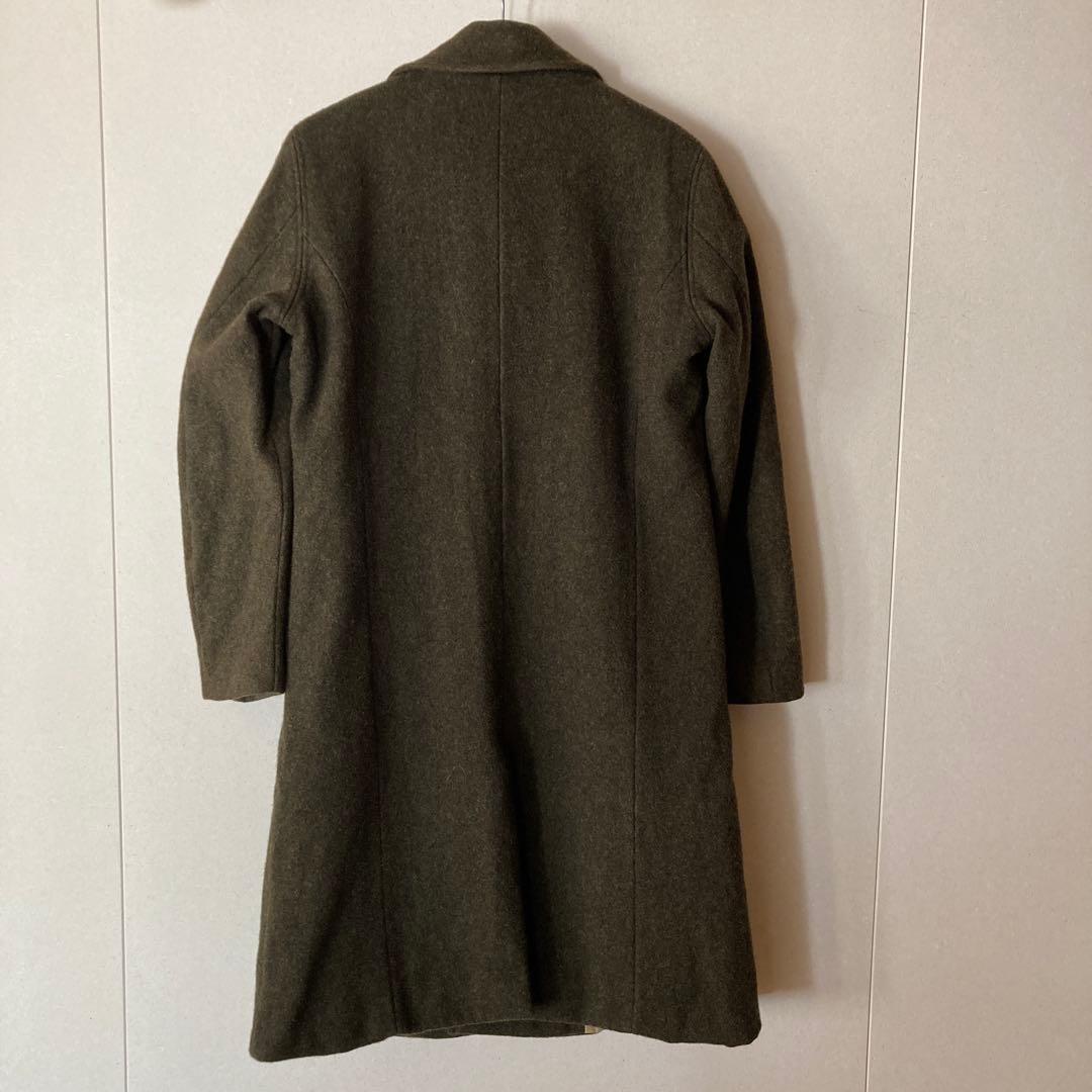 ド*イ様 frank leder ダブルウールコート