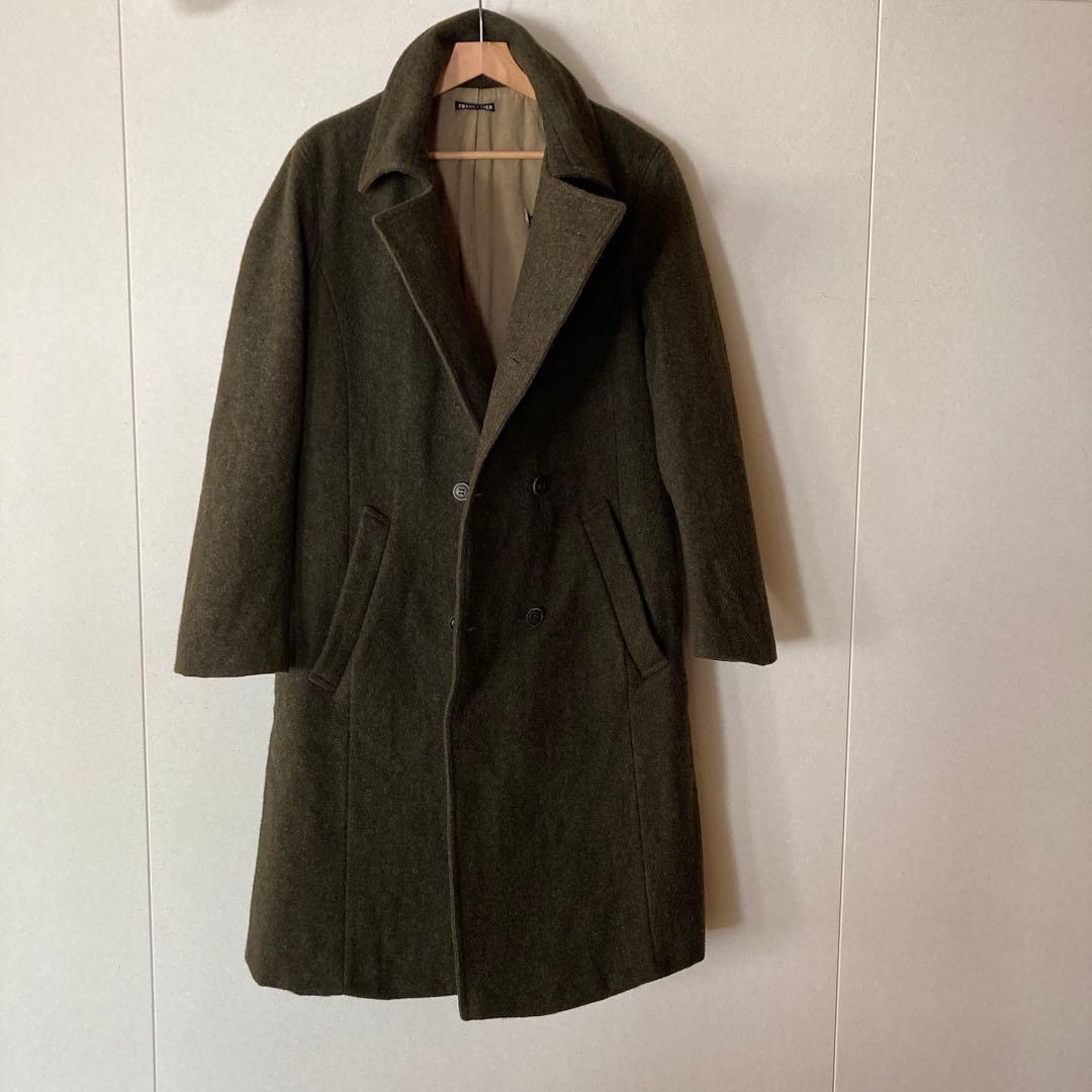 ド*イ様 frank leder ダブルウールコート