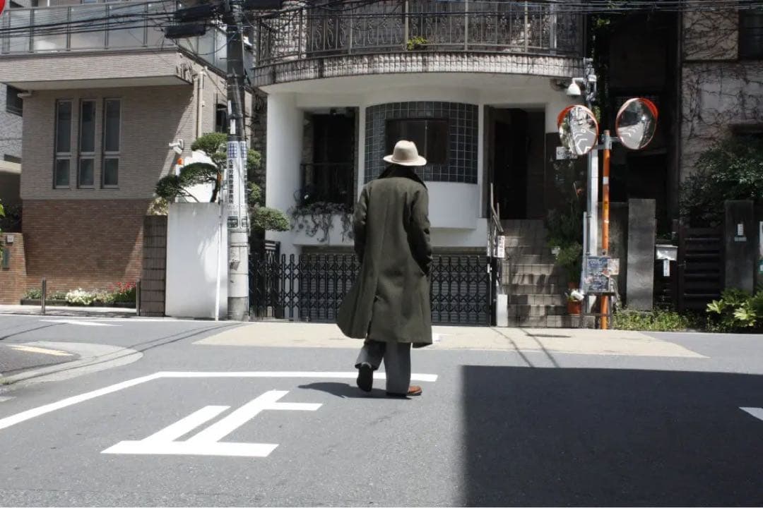 ド*イ様 frank leder ダブルウールコート