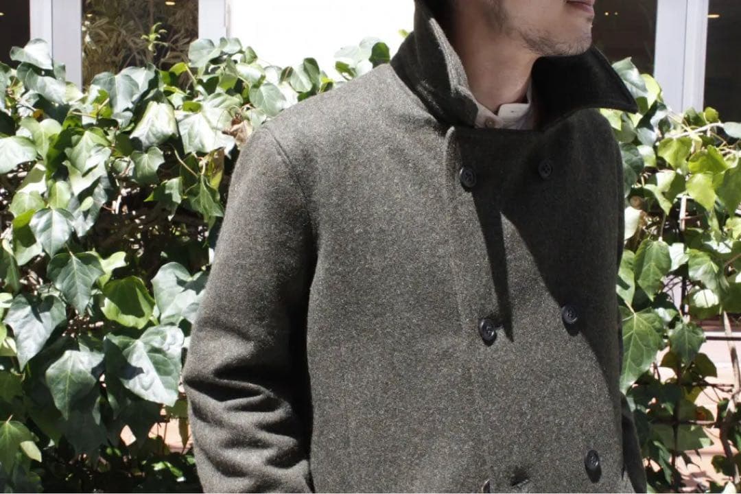 ド*イ様 frank leder ダブルウールコート