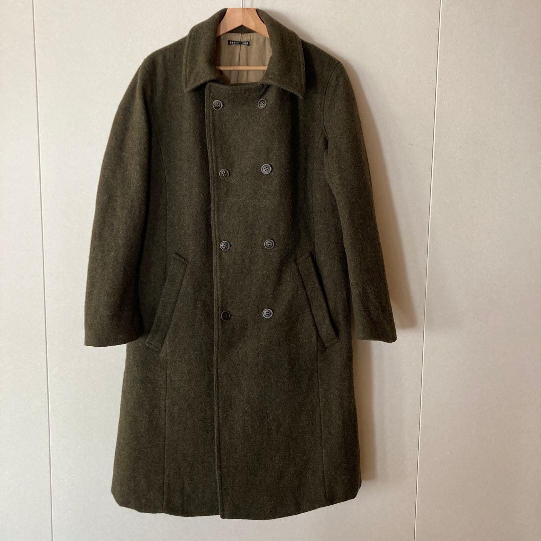ド*イ様 frank leder ダブルウールコート