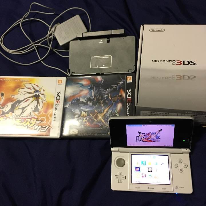 3DS本体＋モンハンXX ポケモンサン