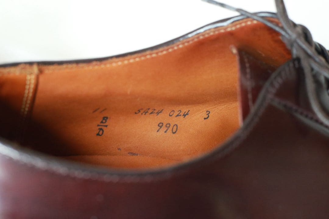 ALDEN オールデン 990 バーガンディ コードバン US 11 D