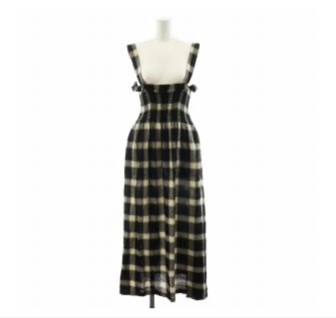 MM6 Maison Margiela　チェック柄ロングワンピース