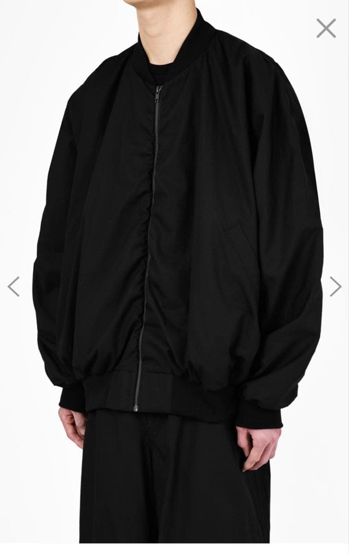 LAD MUSICIAN 24ss MA-1 黒 46 ラッドミュージシャン