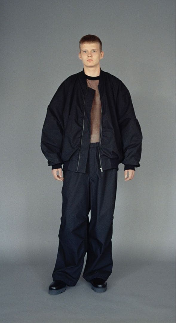 LAD MUSICIAN 24ss MA-1 黒 46 ラッドミュージシャン