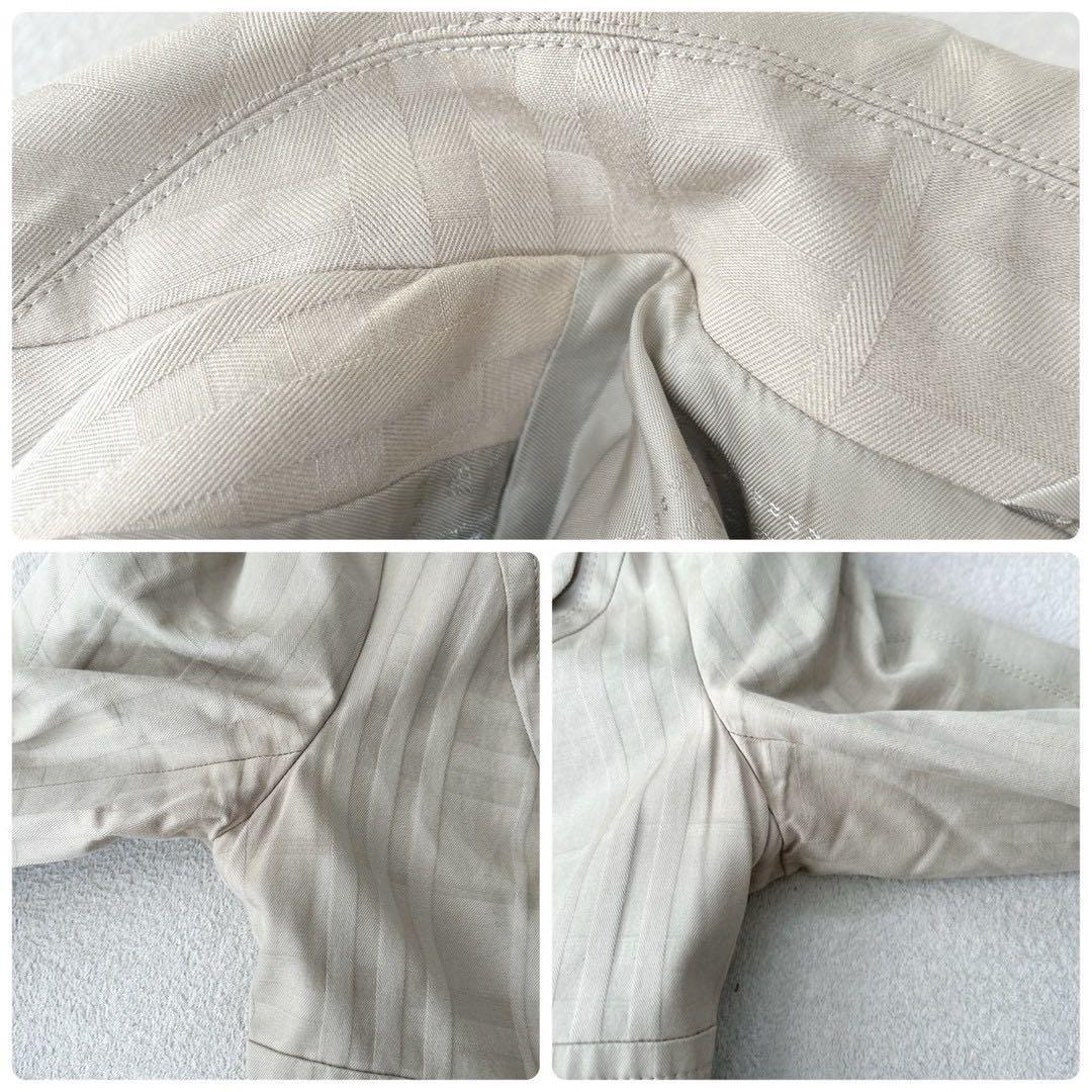 バーバリーブルーレーベル　トレンチコート　シャドーチェック　ベージュ　ベルト　S