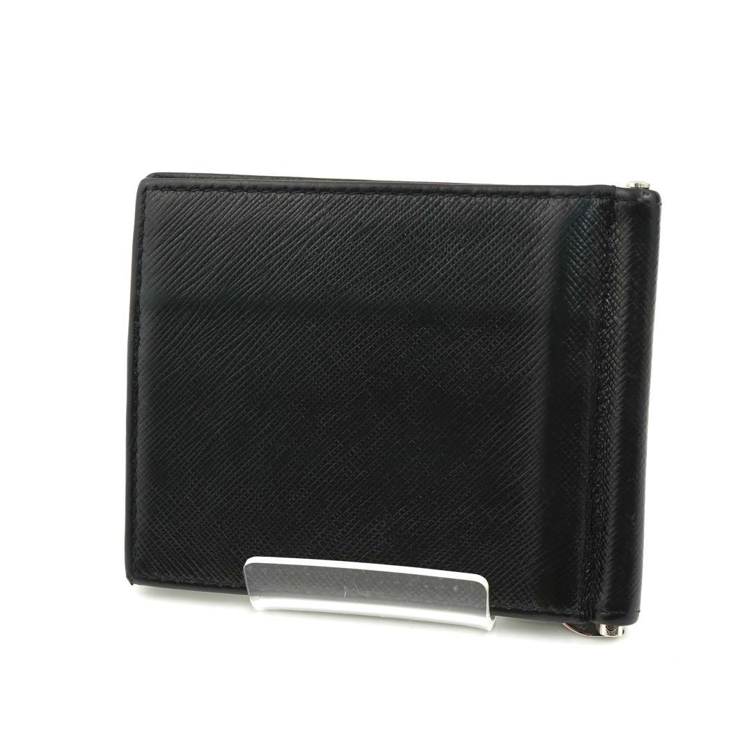 ✨未使用に近い✨　PRADA 札入れ　マネークリップ　サフィアーノ　折り財布