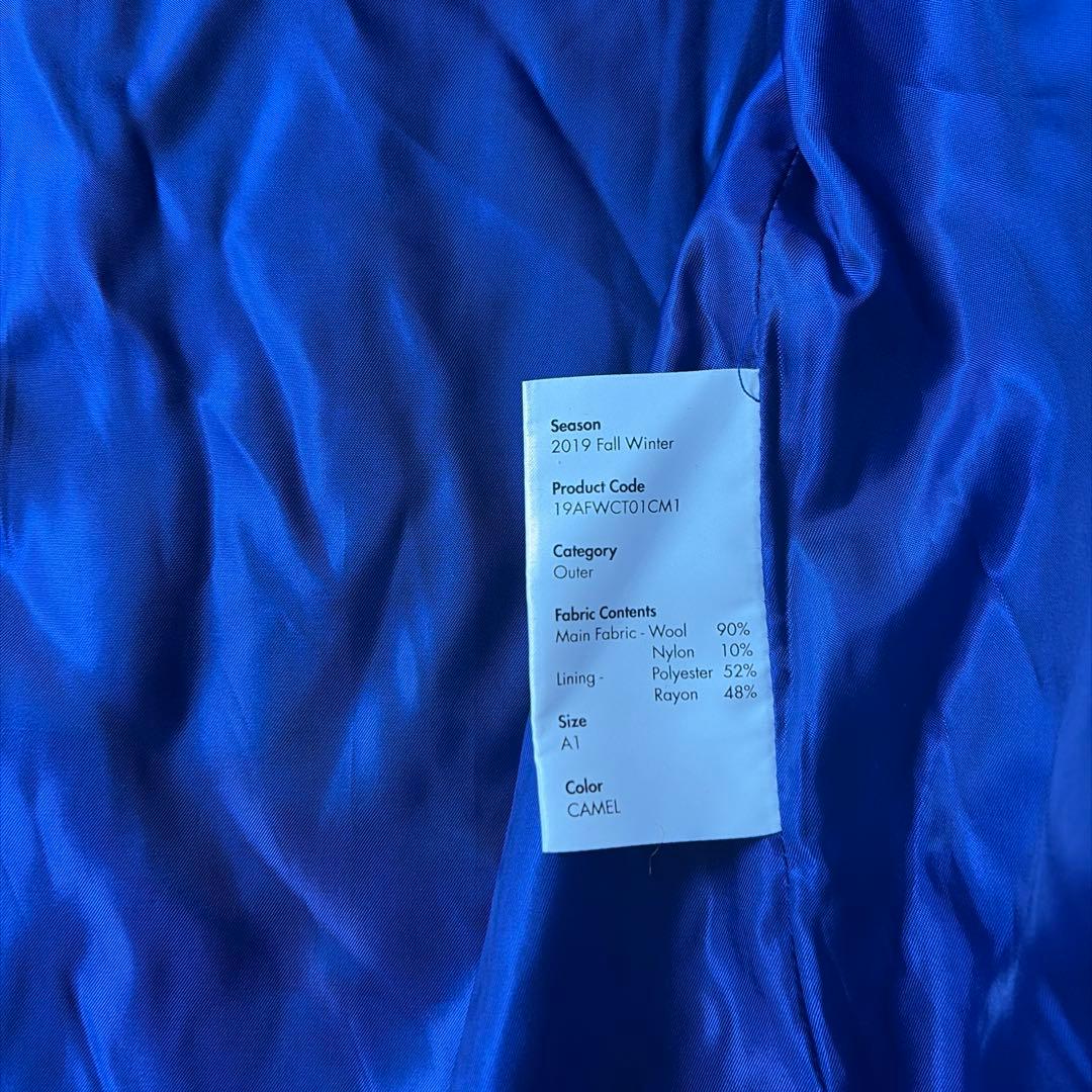 Adererror チェスターコート キャメル A1