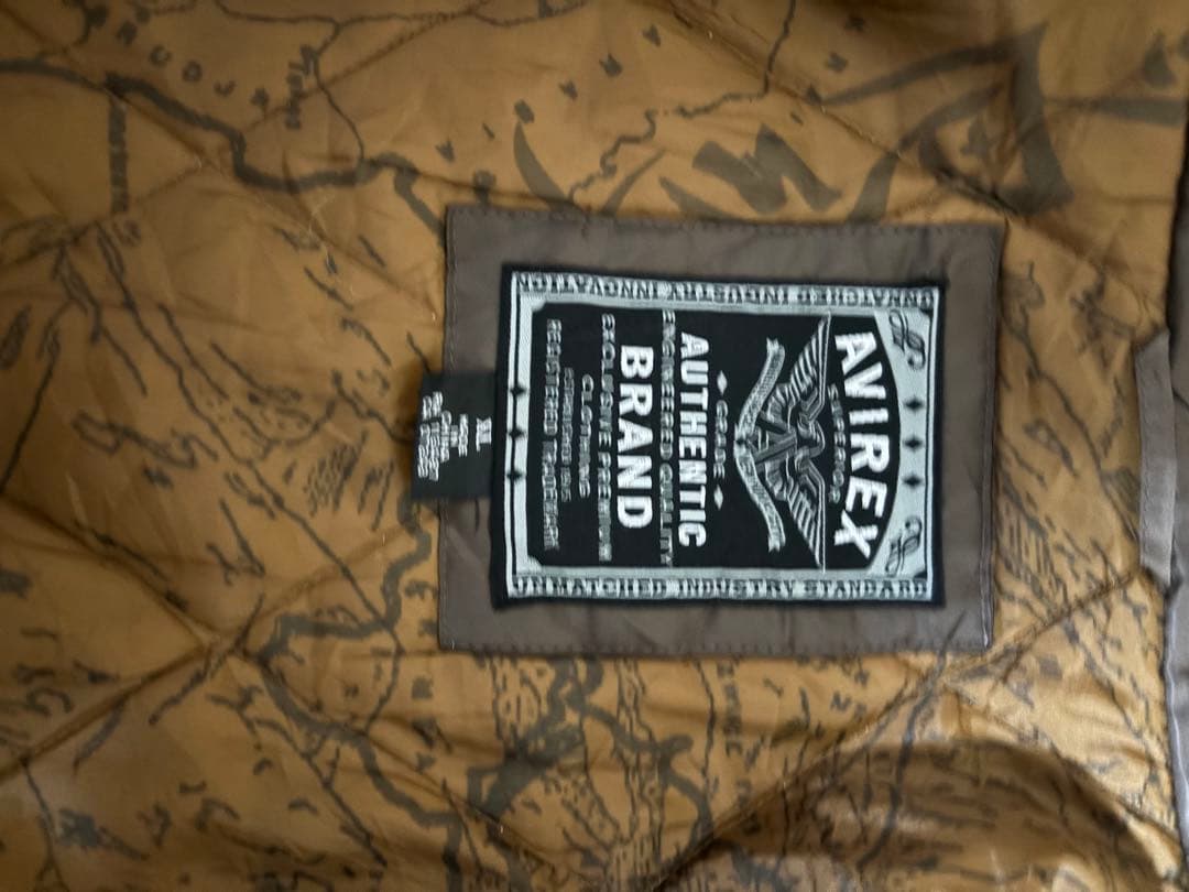 村*じ様 AVIREX MA-1 フライトジャケット ブラウン