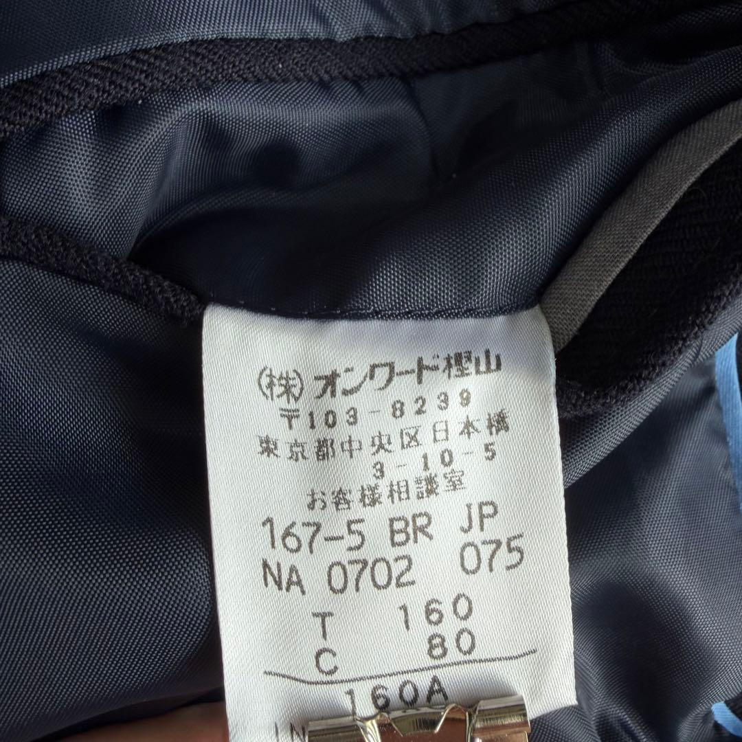 美品 ジェイプレス 紺ブレ テーラードジャケット 金ボタン 3B 160