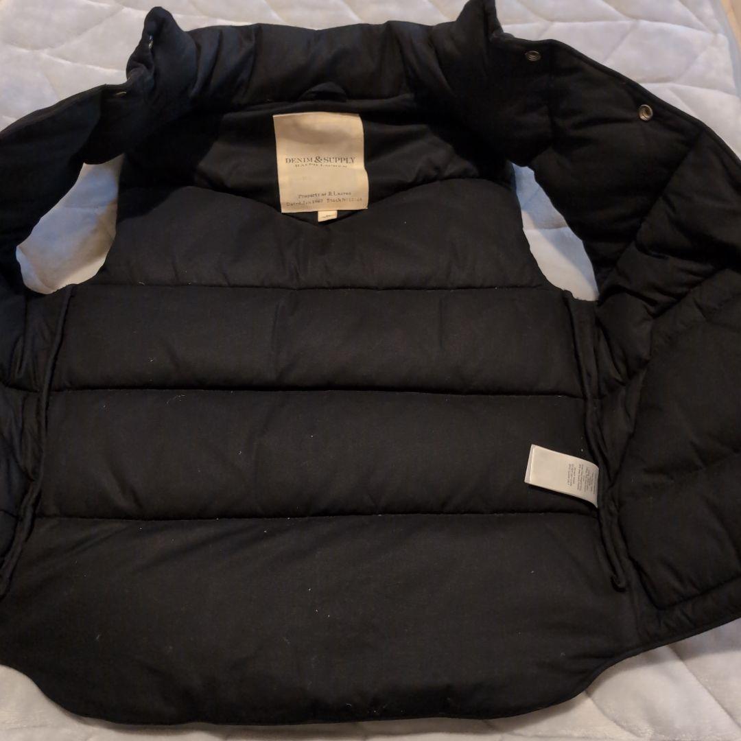 DENIM&SUPPLY デニムアンドサプライ ダウンベスト XS-S艶黒系