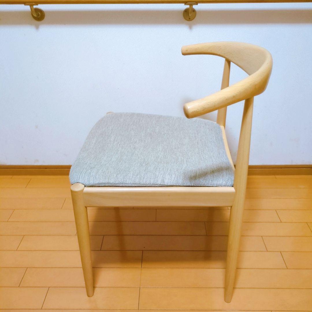 ニトリ ダイニングチェア Nコレクション C-01D アームチェア ナチュラル①