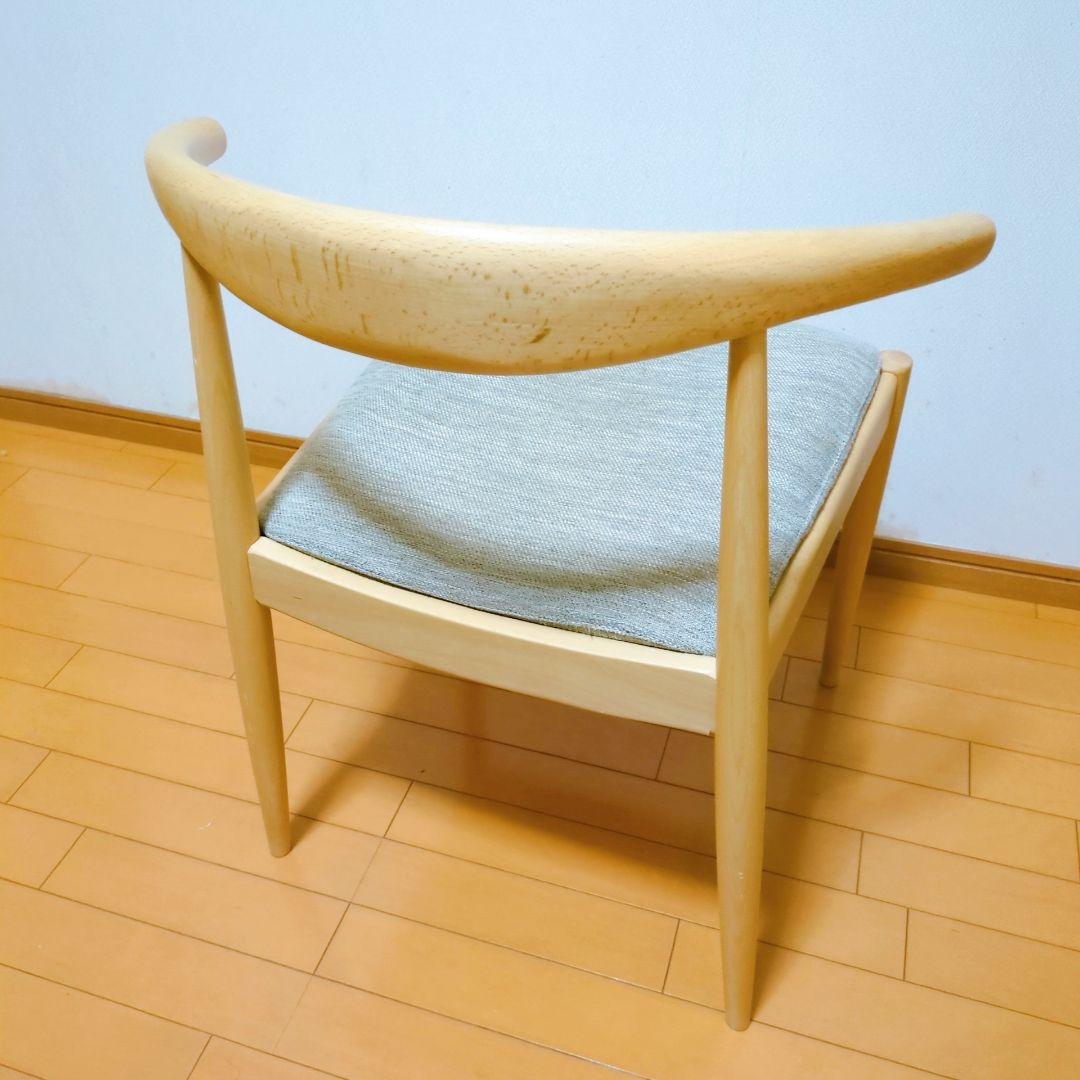 ニトリ ダイニングチェア Nコレクション C-01D アームチェア ナチュラル①