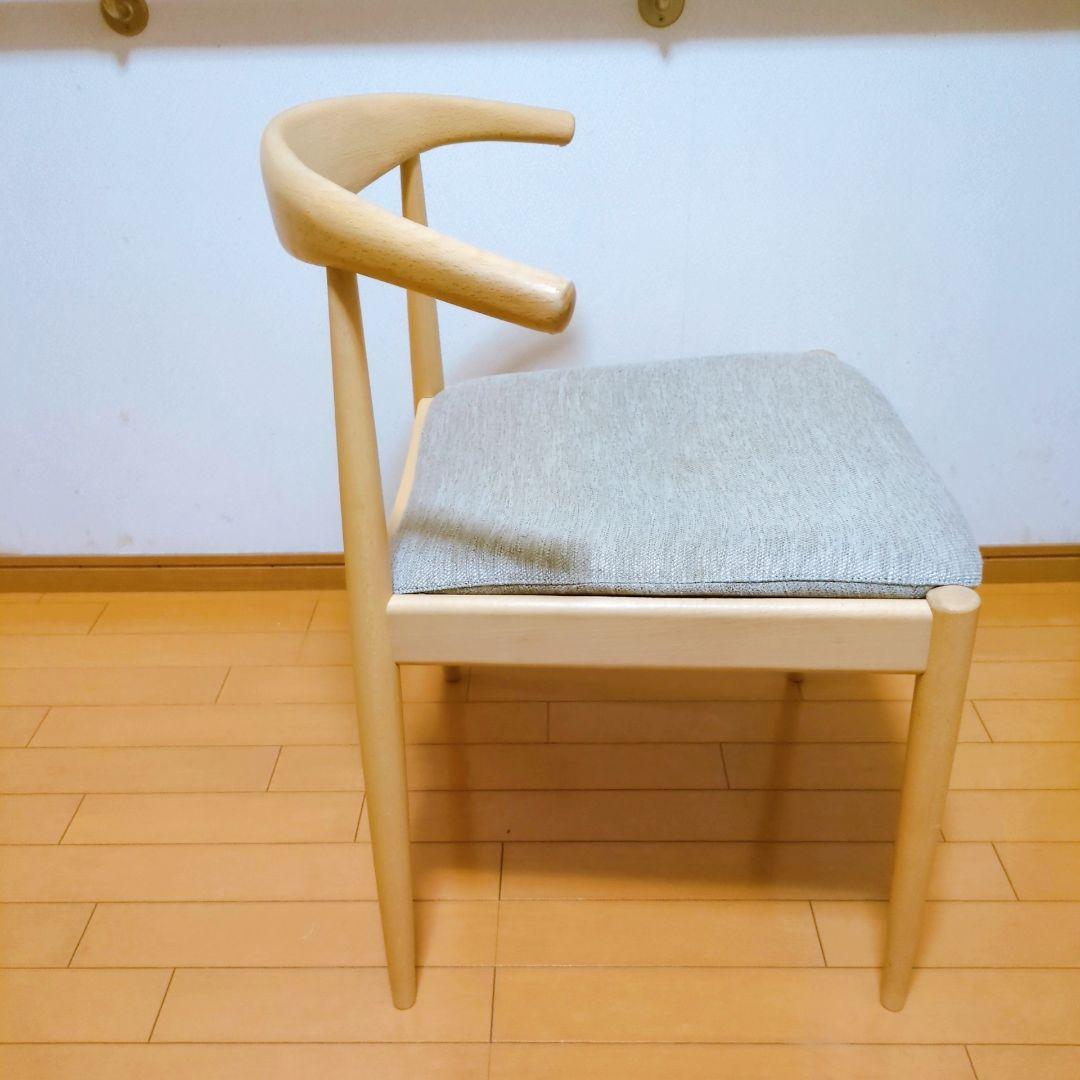 ニトリ ダイニングチェア Nコレクション C-01D アームチェア ナチュラル①