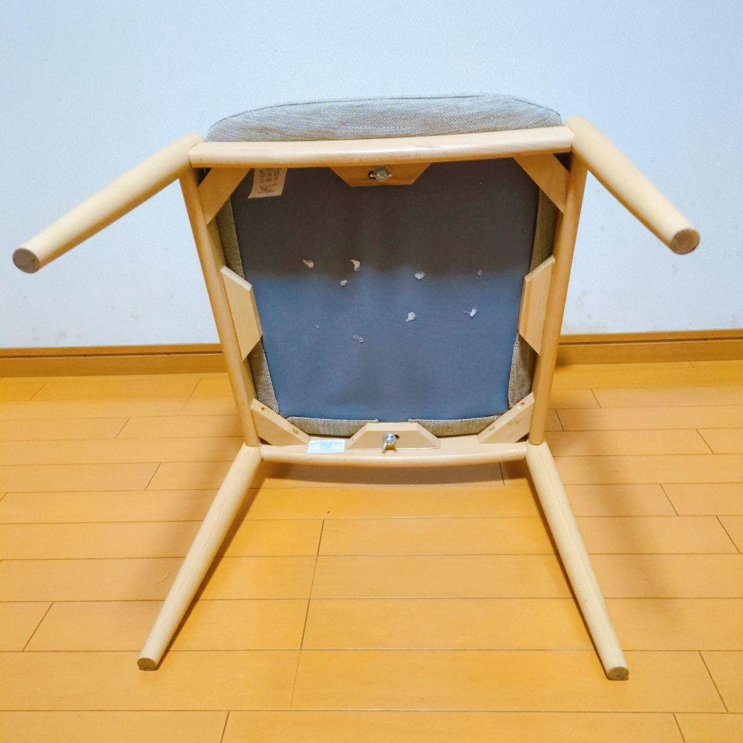 ニトリ ダイニングチェア Nコレクション C-01D アームチェア ナチュラル①