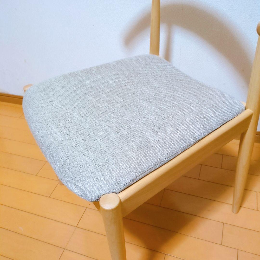 ニトリ ダイニングチェア Nコレクション C-01D アームチェア ナチュラル①