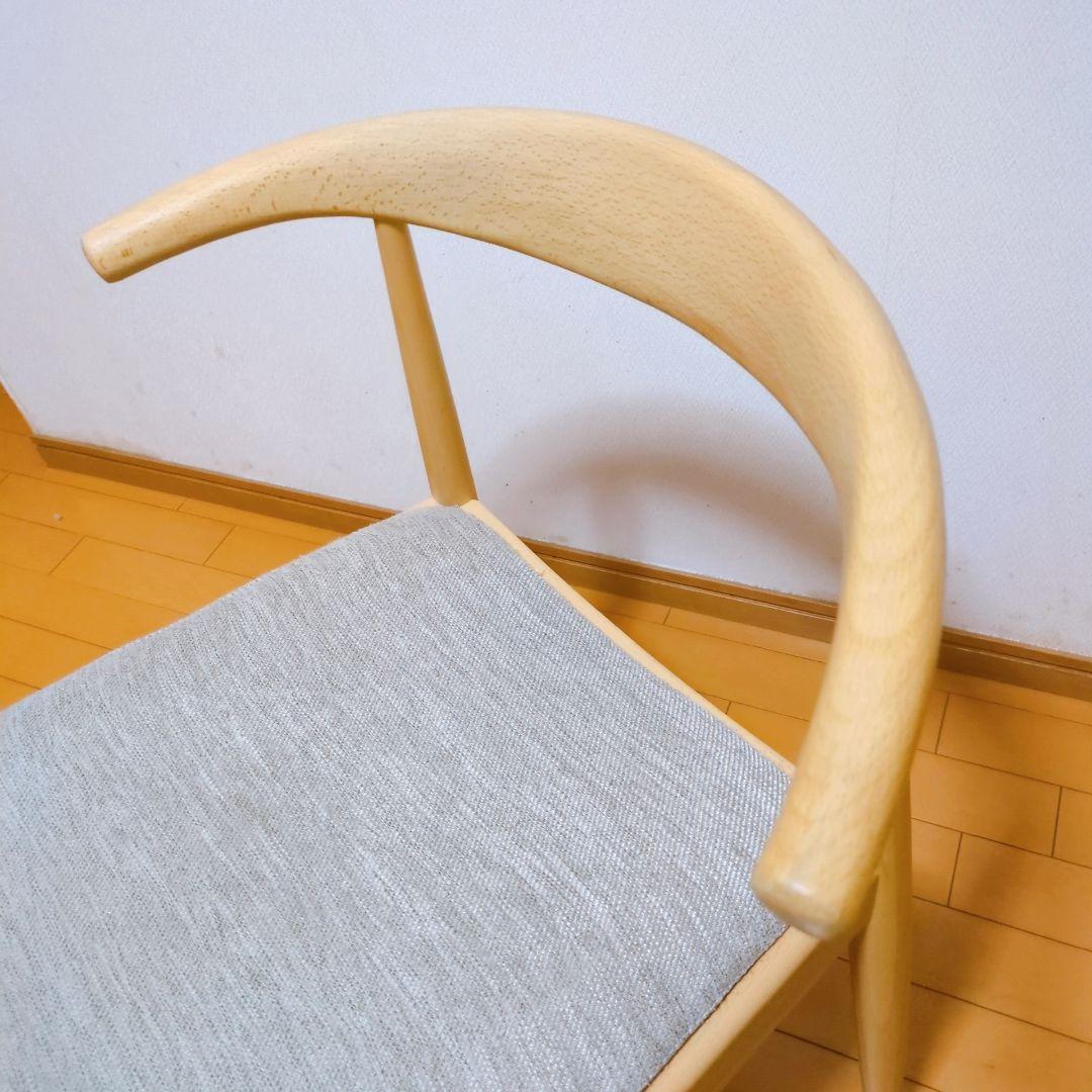 ニトリ ダイニングチェア Nコレクション C-01D アームチェア ナチュラル①