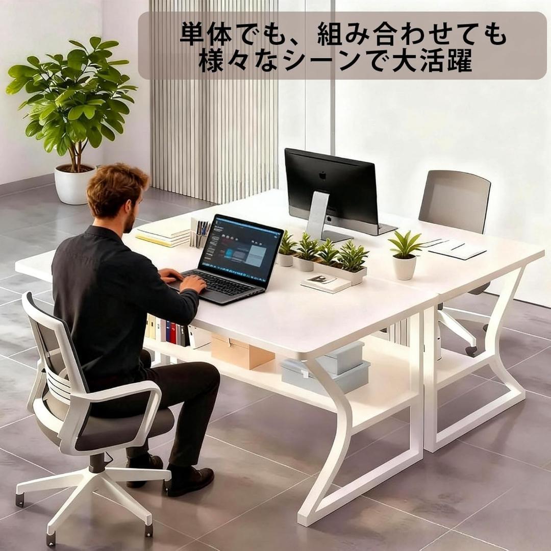 パソコンデスク コンパクト 幅100cm ゲーミングデスク 木製 PCテーブル