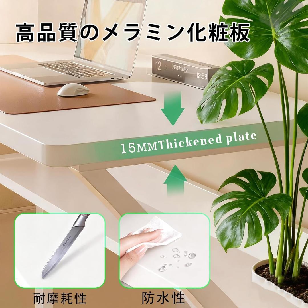 パソコンデスク コンパクト 幅100cm ゲーミングデスク 木製 PCテーブル