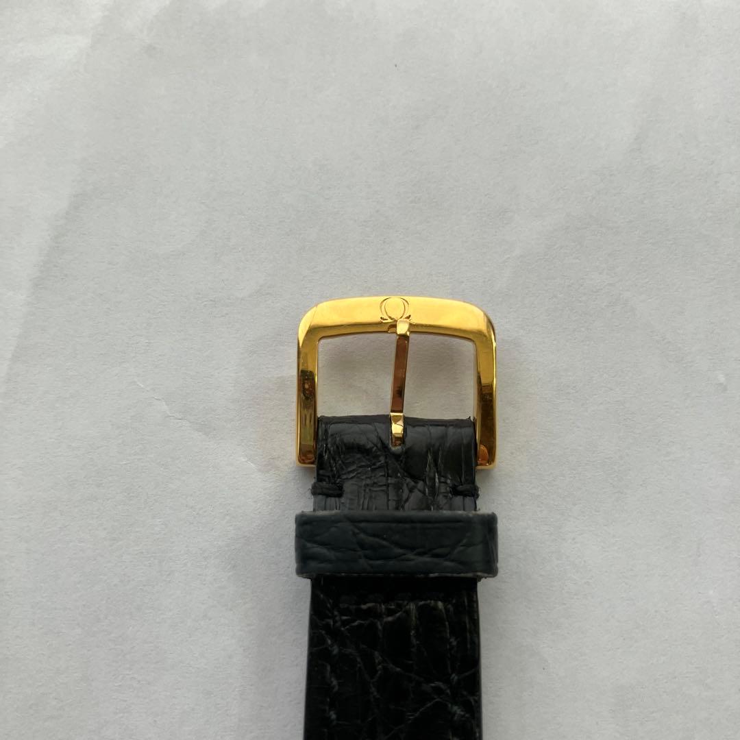 OMEGA De Ville 腕時計　ゴールド　レザーベルト