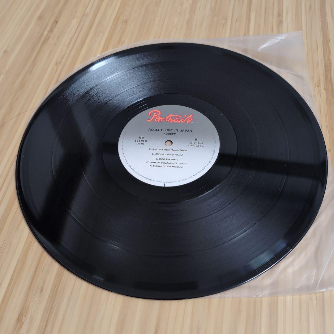 洋楽 ACCEPT / ACCEPT LIVE IN JAPAN LP