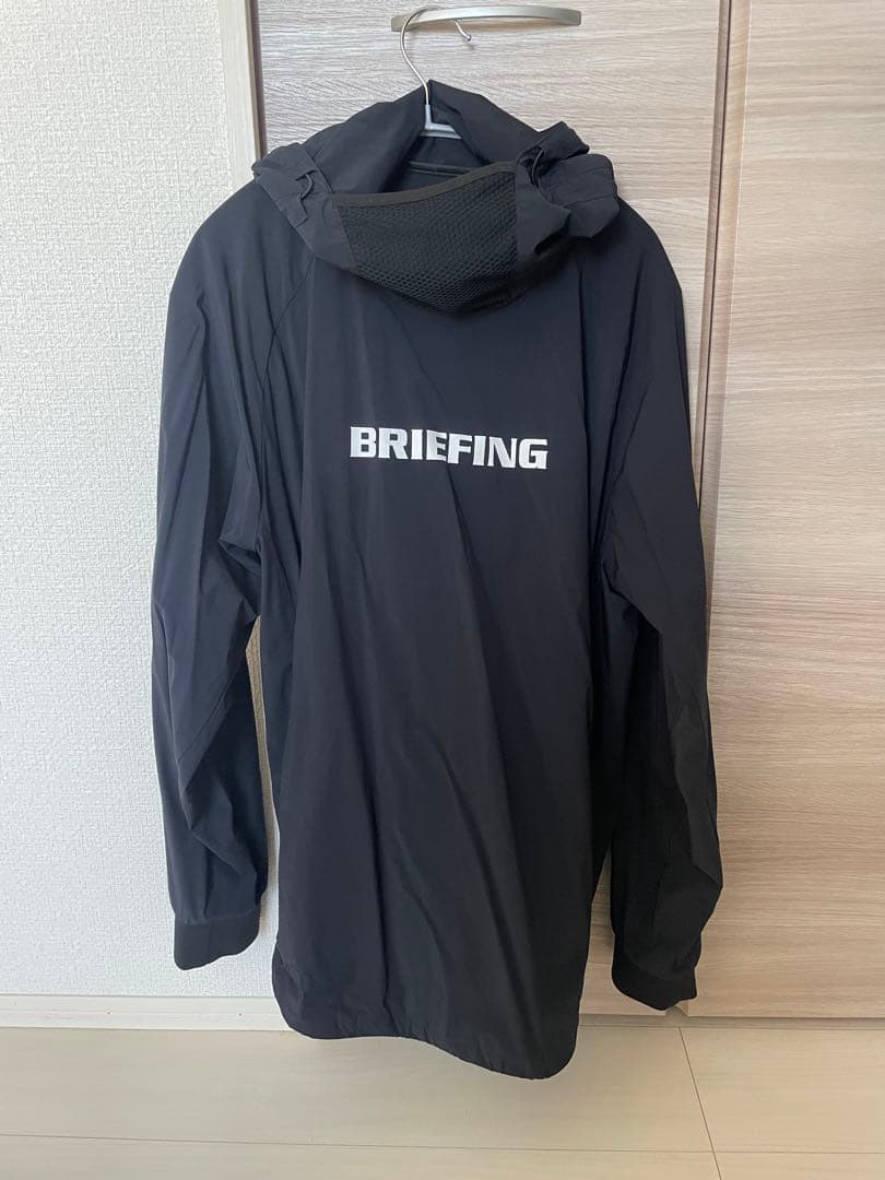 BRIEFING ゴルフ　WIND フーディ　ブラック　Lサイズ