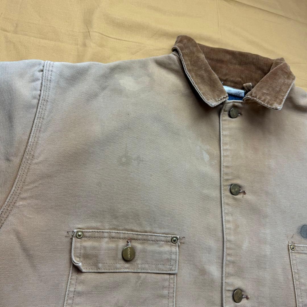 激レア　carhartt カーハート　チョアコート　囚人服　80s USA製