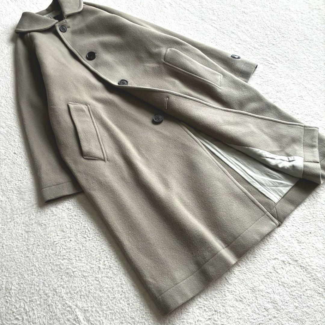 オーシバル Bshop ライトウールモッサロングコート 近年 ステンカラーコート