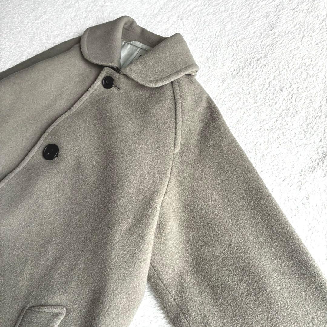 オーシバル Bshop ライトウールモッサロングコート 近年 ステンカラーコート