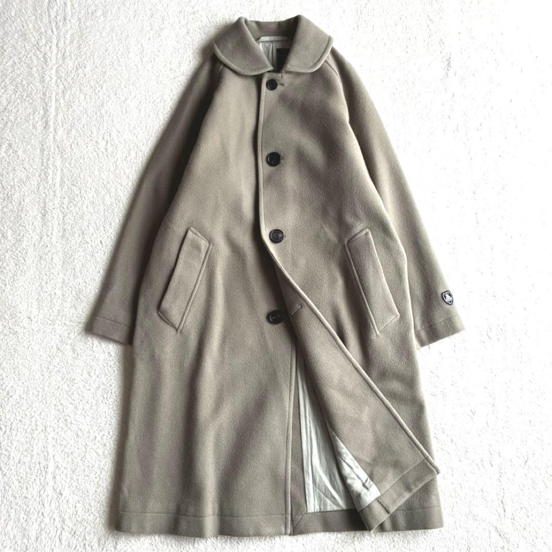 オーシバル Bshop ライトウールモッサロングコート 近年 ステンカラーコート