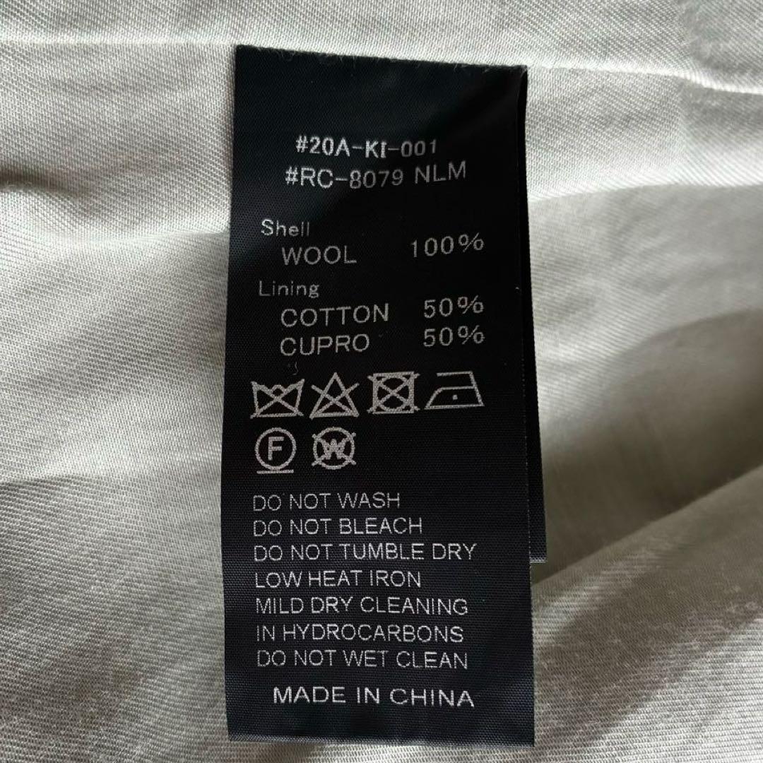 オーシバル Bshop ライトウールモッサロングコート 近年 ステンカラーコート