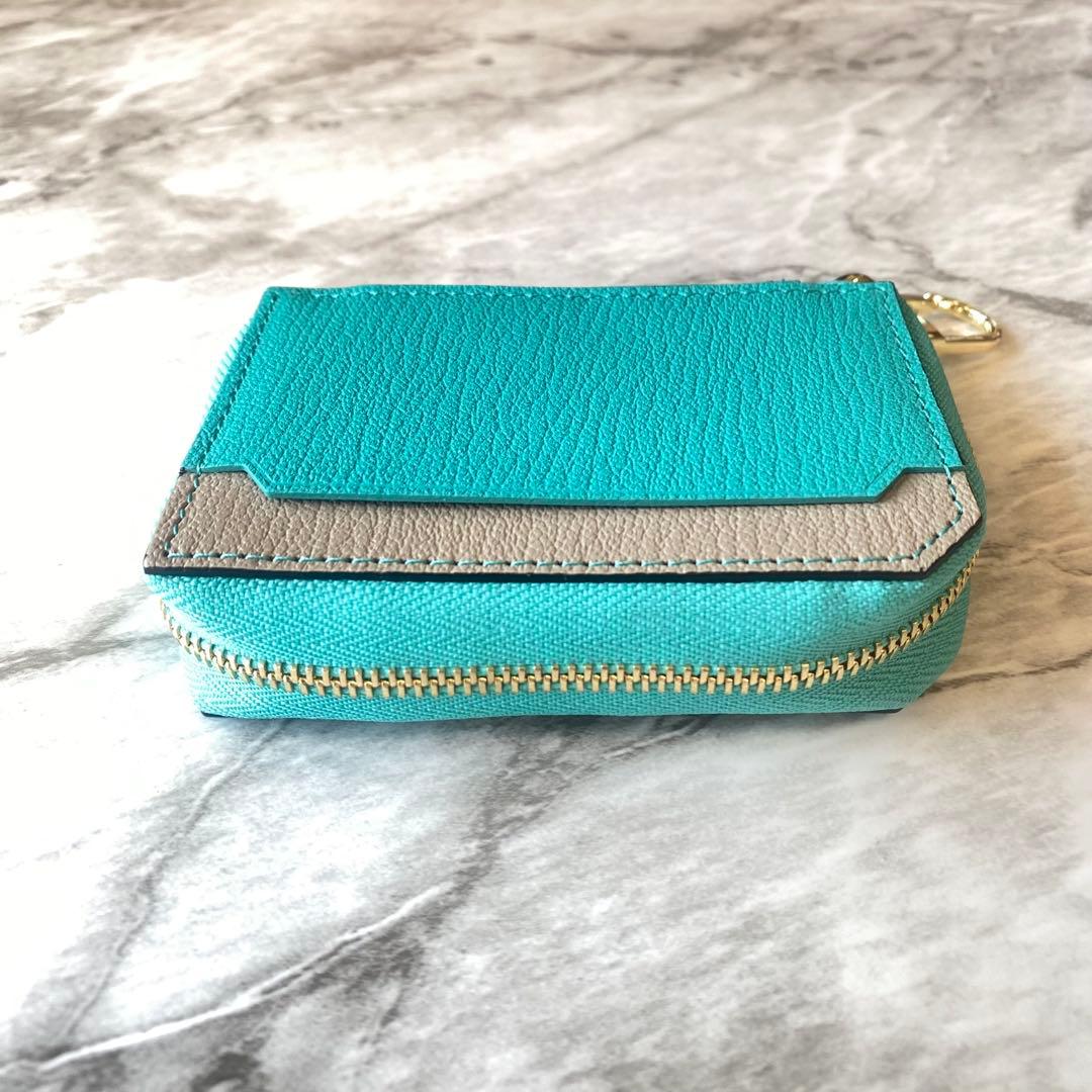 2301★ラルコバレーノ★スマートWキーケース★本革【新品 定価2.2万円】