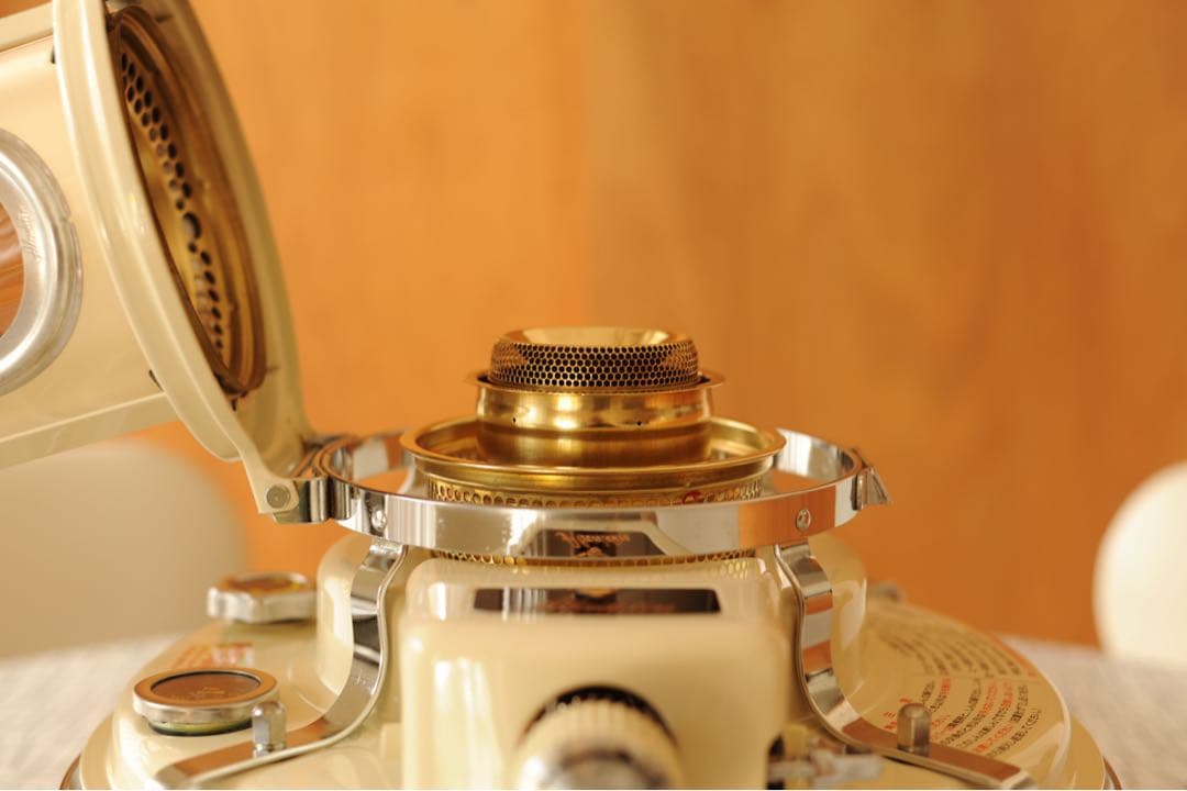 超特選品 新品以上 超希少ブロンズロゴ ステンレスタンク アラジン ストーブ