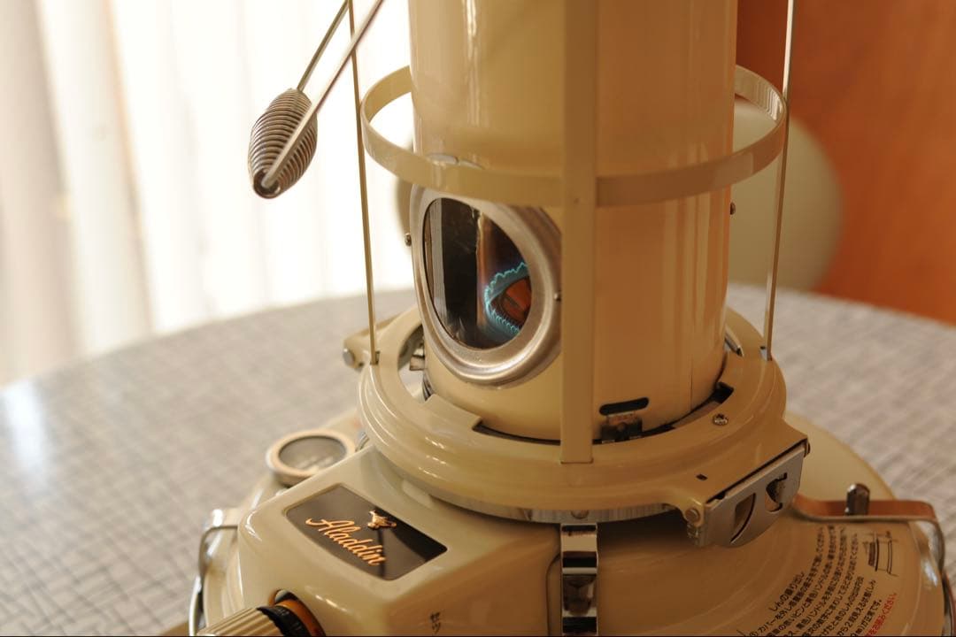 超特選品 新品以上 超希少ブロンズロゴ ステンレスタンク アラジン ストーブ