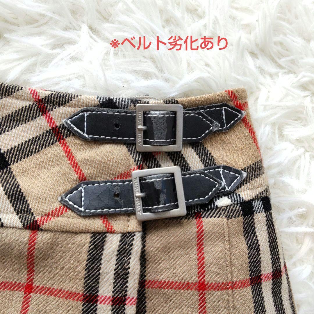 BURBERRY LONDON⿻ノバチェック ミニスカート プリーツキッズ140