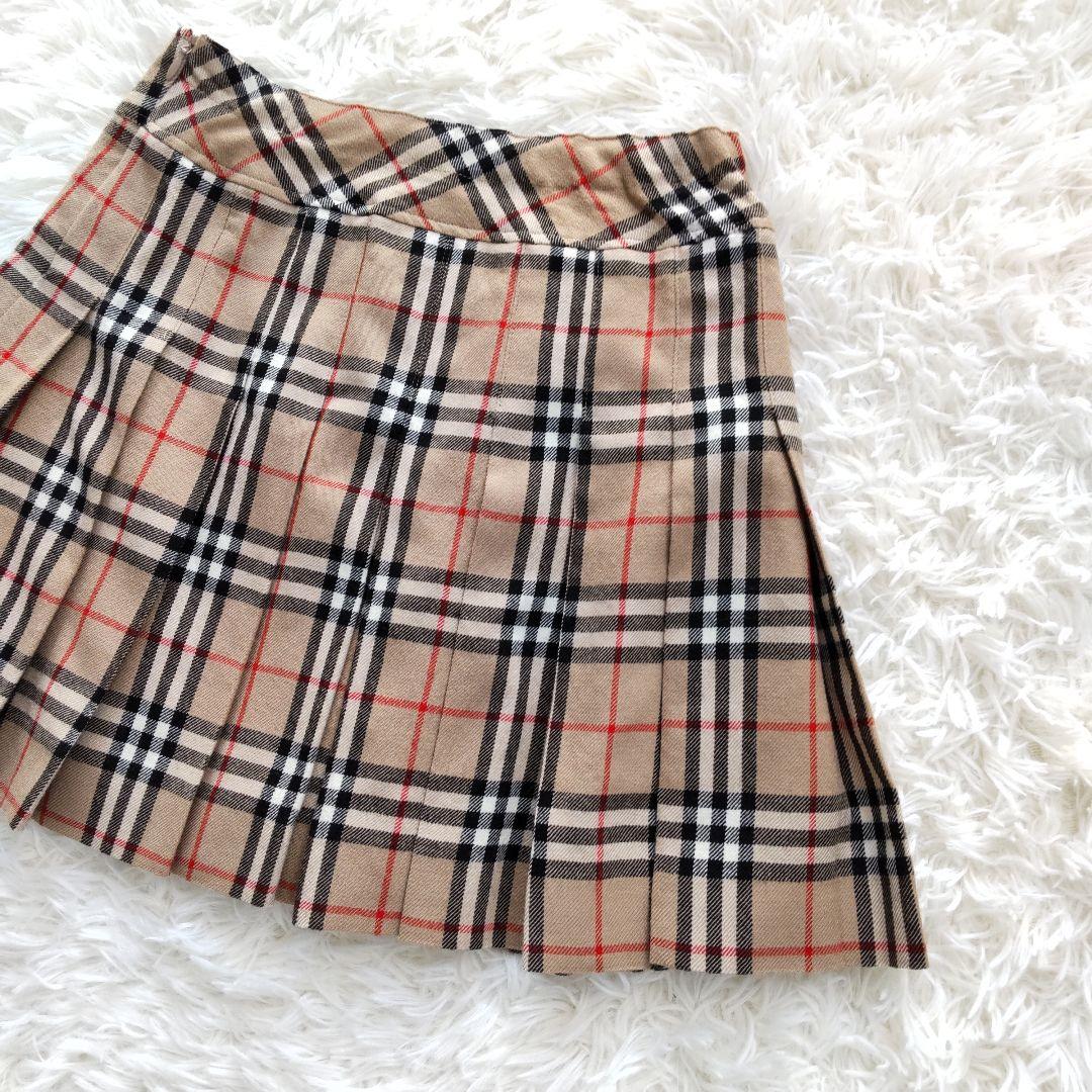 BURBERRY LONDON⿻ノバチェック ミニスカート プリーツキッズ140