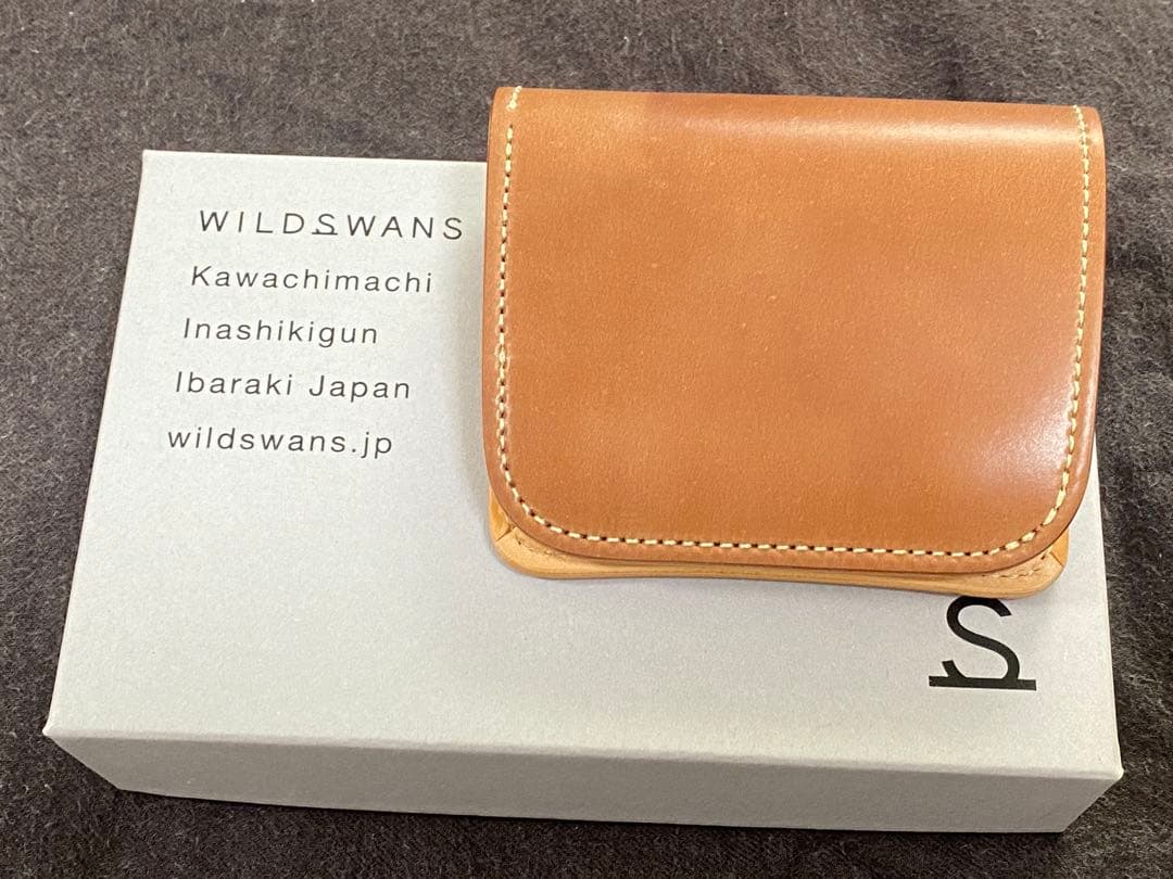 極美品　ワイルドスワンズ　CASA シェルコードバン　ナチュラル