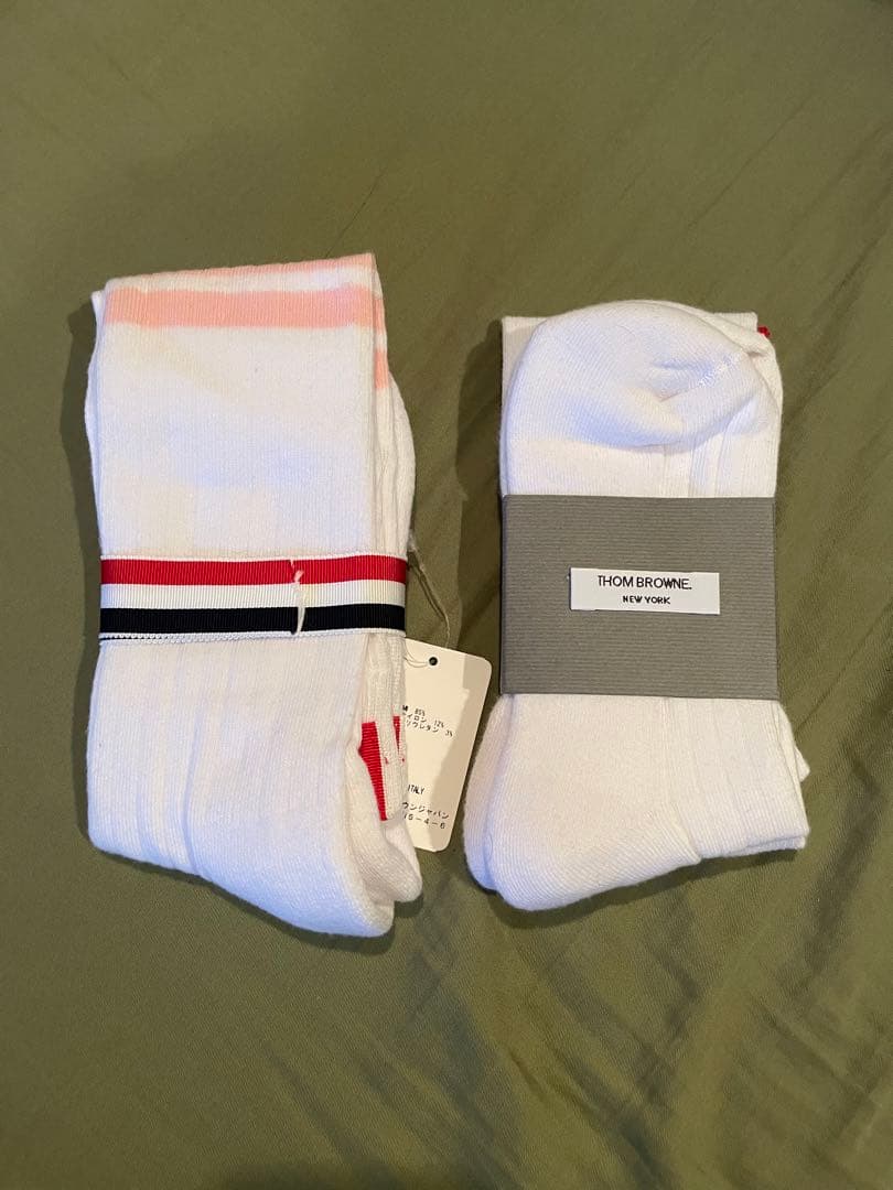 【新品未使用】 2足セット THOMBROWNE トムブラウン ソックス
